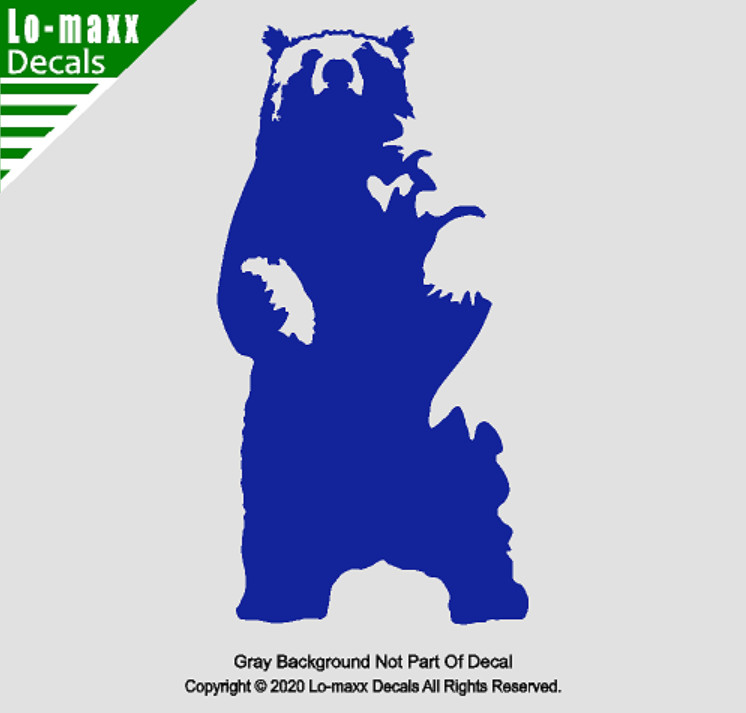 Bear Art Truck Car RVs SUV Trailer Boat Gun Case Hunting Die Cut Vinyl Decal
