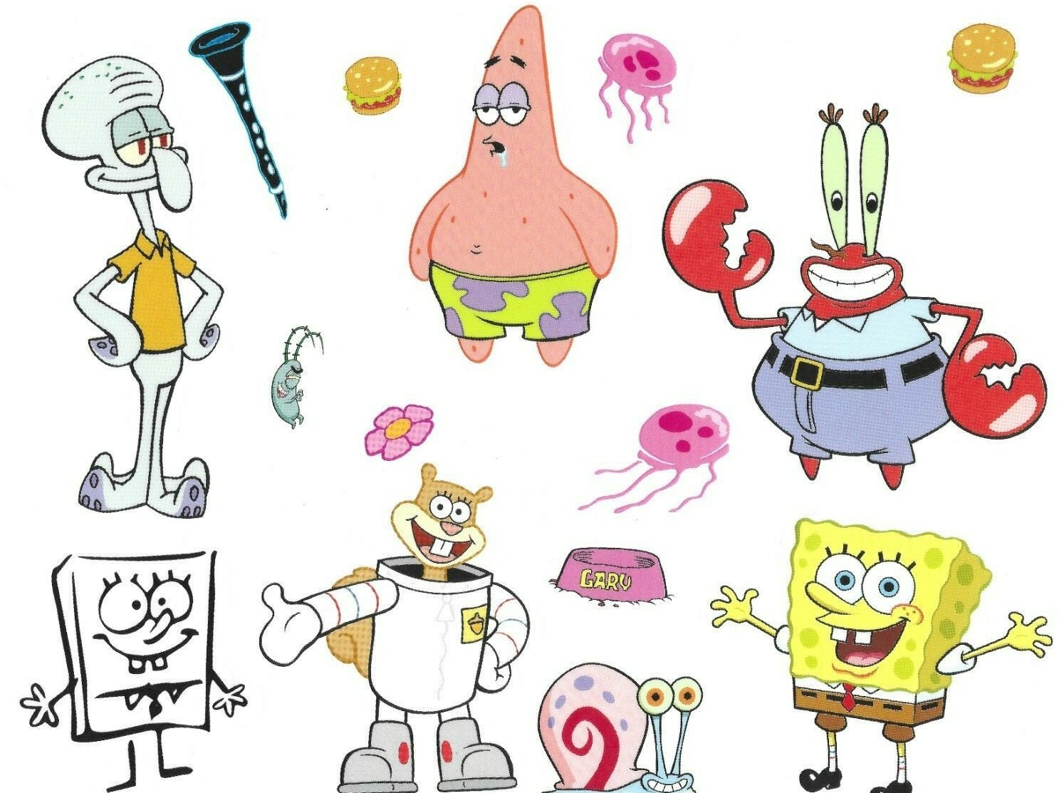Roommates Spongebob Squarepants Wall Decal Set RMK4349SS