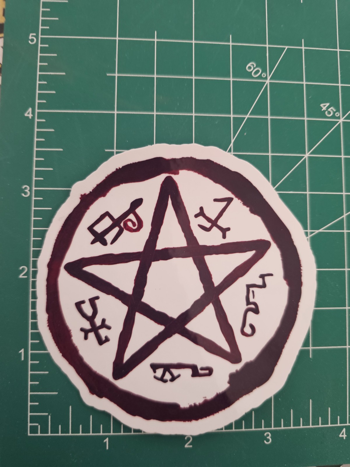 Supernatural Pentagram Sticker