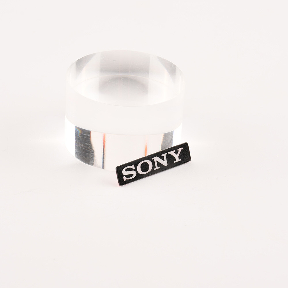 4Pcs Hard plastic Sticker SONY replacement Badge Logo Camcorder DIY Decoration