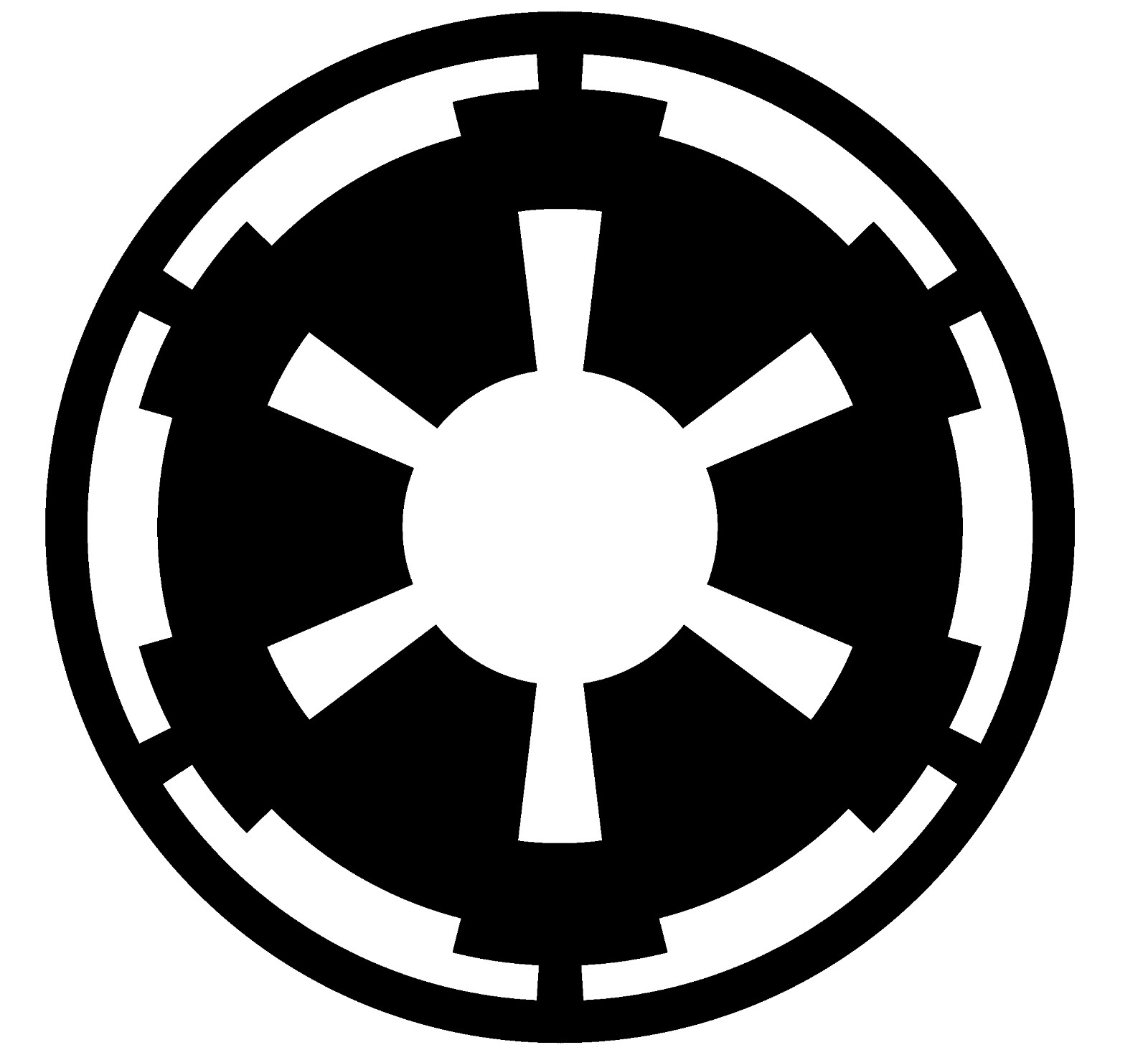 Galactic Empire sticker star wars weatherproof bumper vinyl decal