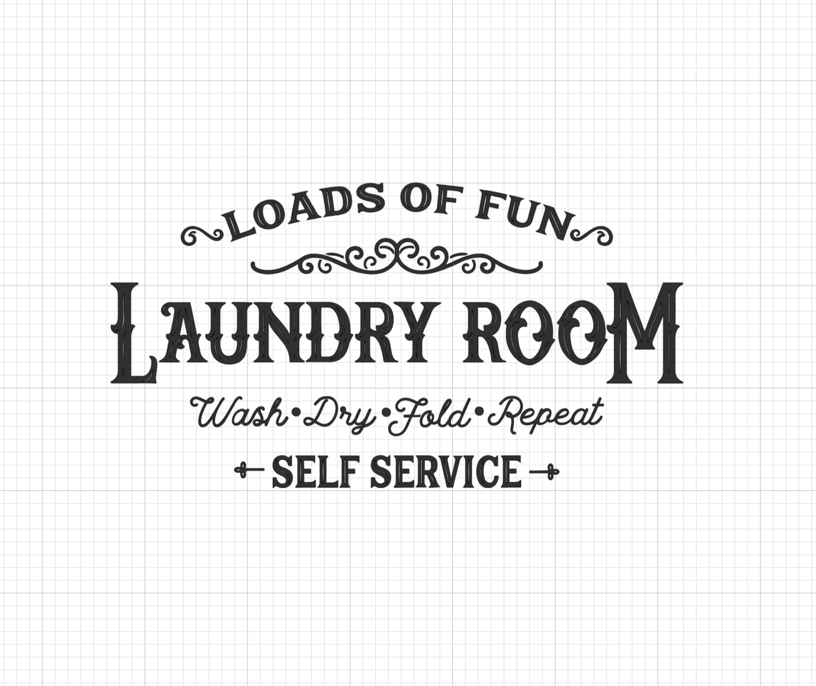 Laundry Room Sign – Wall Door Signage Phrases Humor Quotes Vinyl Decal Sticker