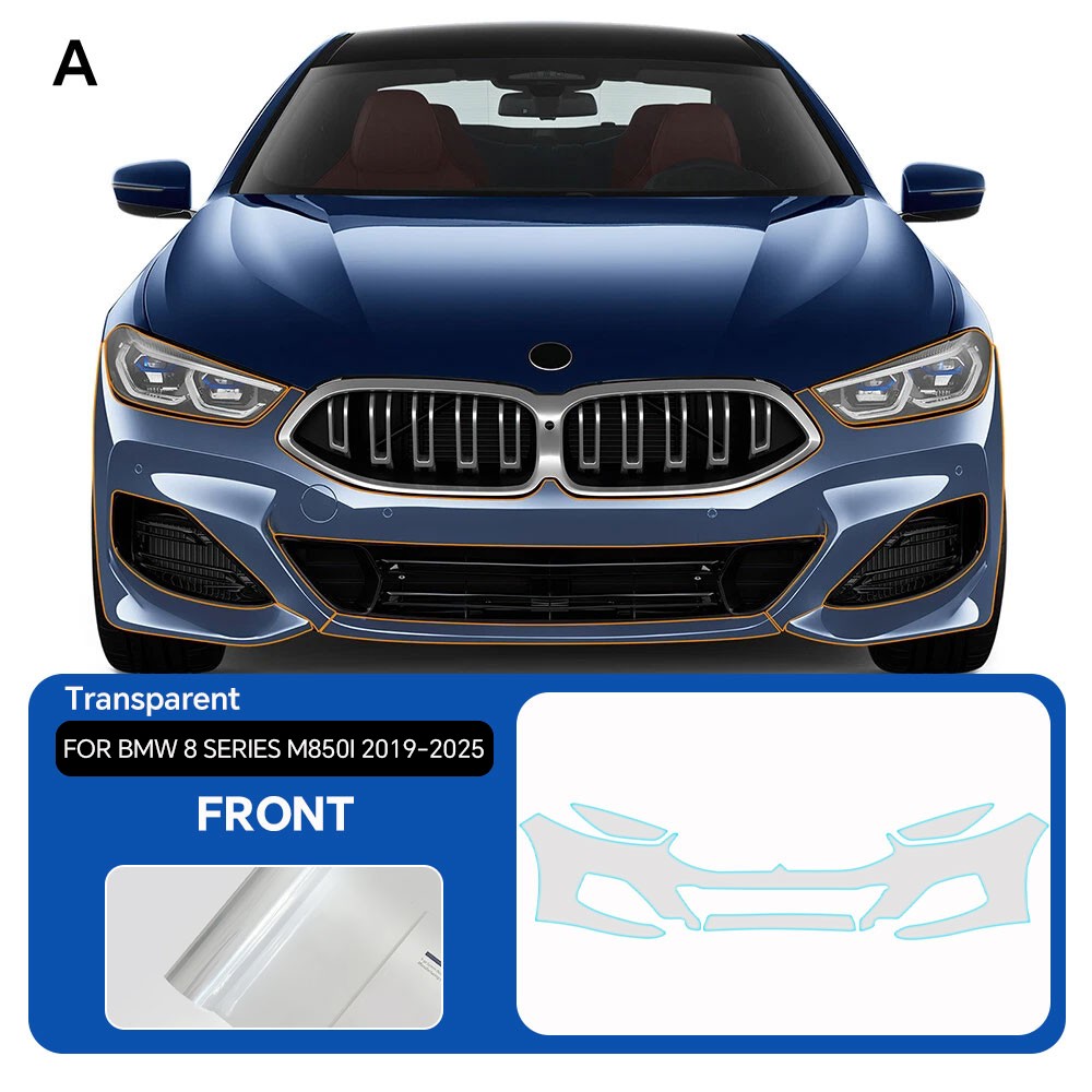 Full Car For BMW 8 Series M850i 2019-2025 M840i Precut Paint Protection Film PPF
