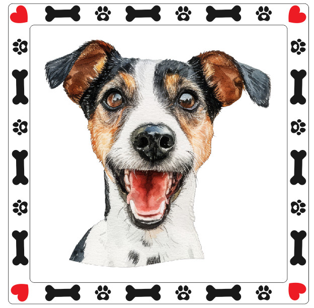 Smooth Fox Terrier Dog Sticker Decal A1121