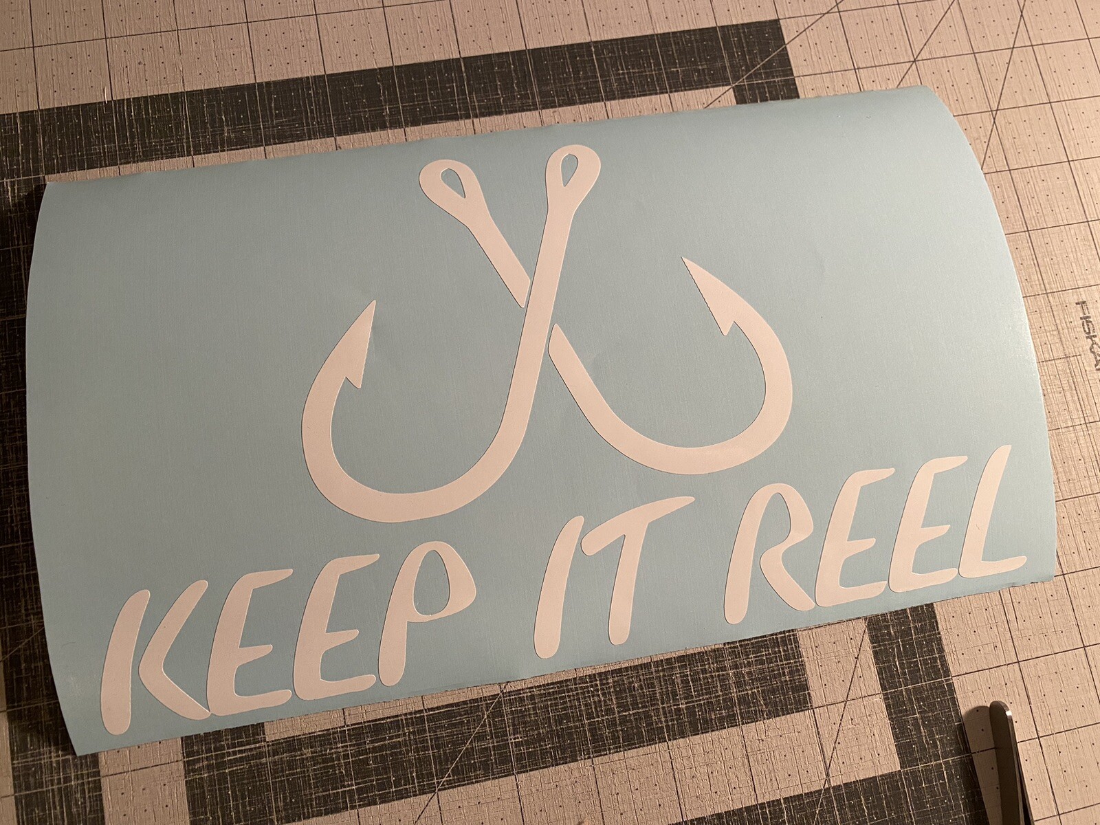 Vinyl Decal for Window – Keep It Reel (Fishing)