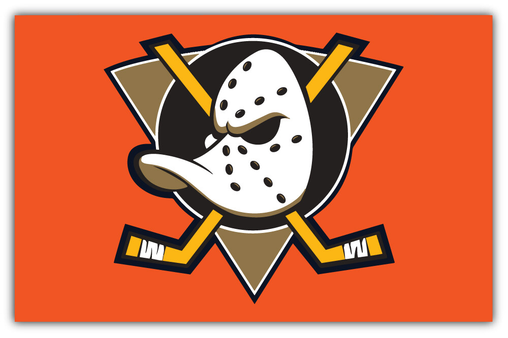 Anaheim Mighty Ducks NHL Car Bumper Sticker Decal ID:10 "SIZES"