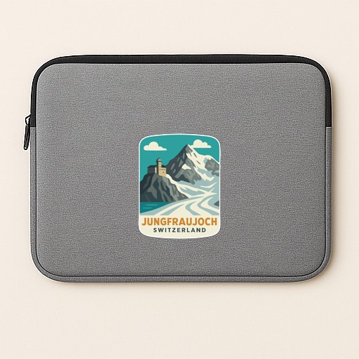 Jungfraujoch Switzerland Iron On Heat Transfer Vinyl HTV Die-Cut Symbolic