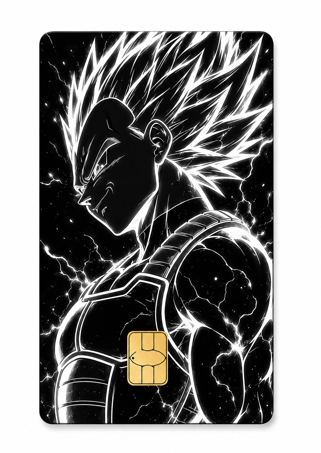 Anime Saiyan Warrior Credit Card Skin Vinyl Sticker Debit Card Wrap