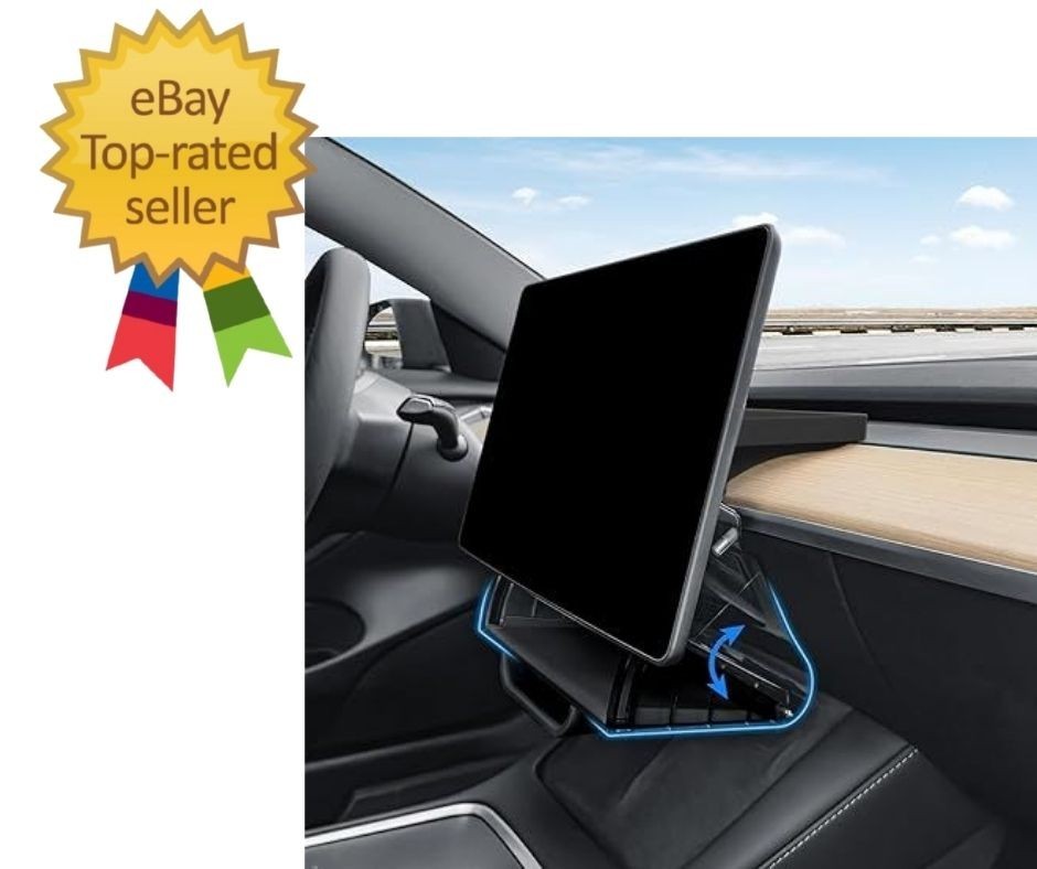 Hideable under Screen Storage Organizer Compatible with Tesla Model Y 2024-2020(