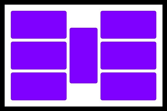Rectangle Polka Dot Vinyl Decals Waterproof Outdoor Multiple Colors and Sizes