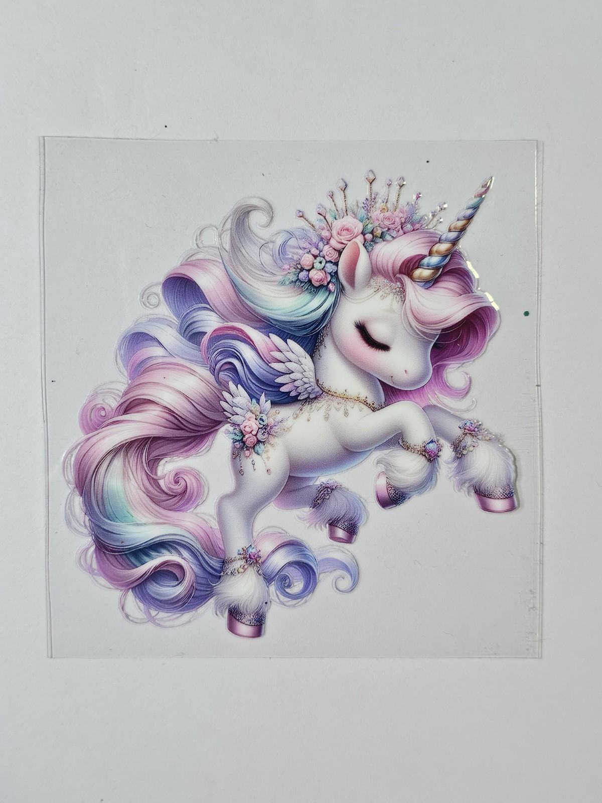 Unicorn 4×4 UV DTF Transfer Sticker Wrap Tumbler UVDTF BUY 10+ GET COMBINE SHIP
