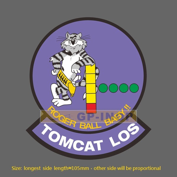 F-14 TOMCAT LOS Vinyl Sticker luggage laptop skateboard car stickers