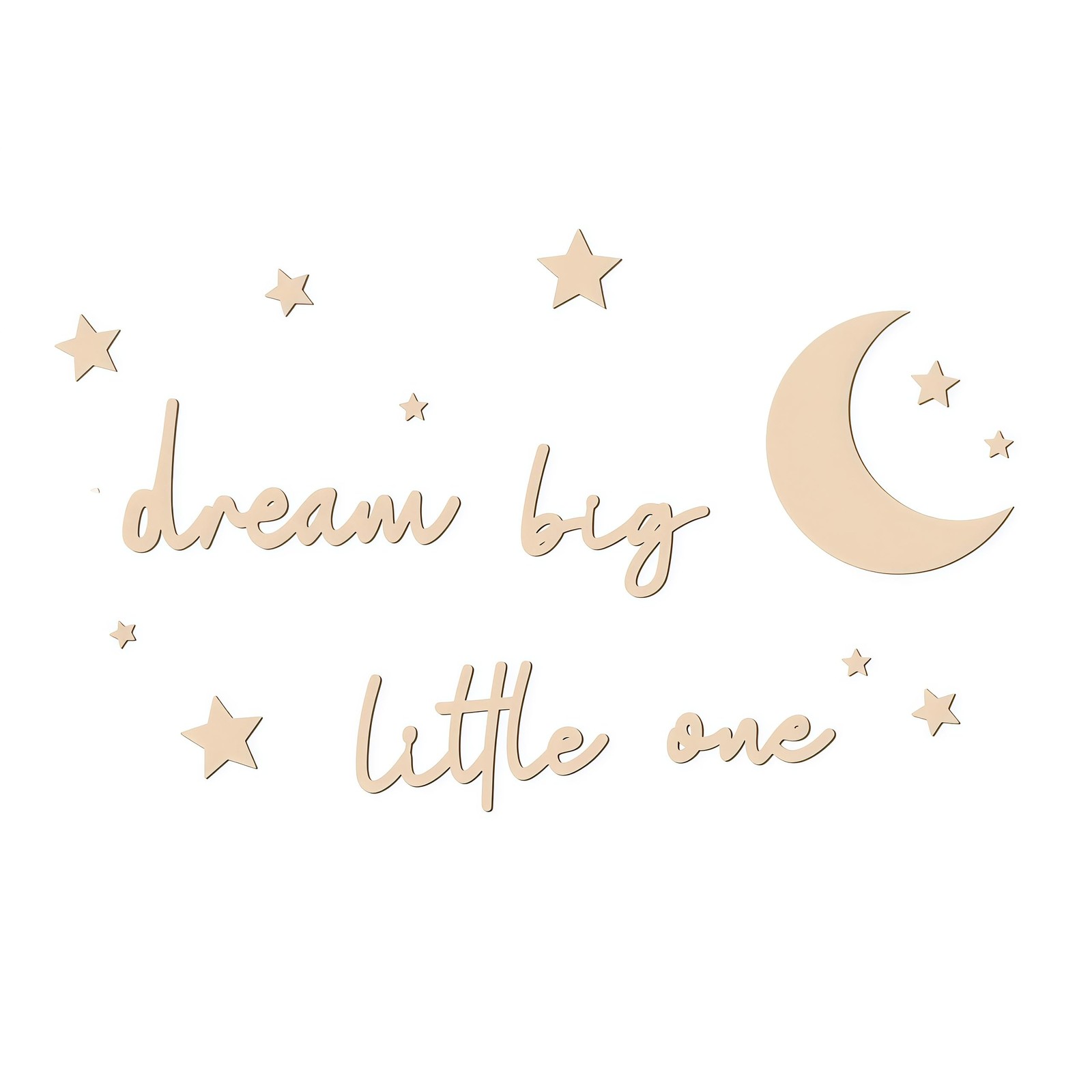 15 Pcs Nursery Wall Art, Moon and Stars Boho Decor for Neutral Baby Room, Woo…
