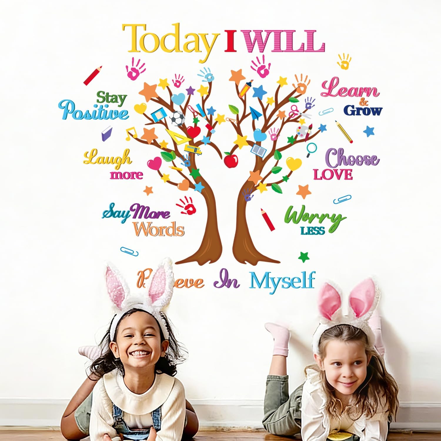 LHIUEM in This We are Confident Wall Stickers 35.4" X 11.8" Inspirational Mot…