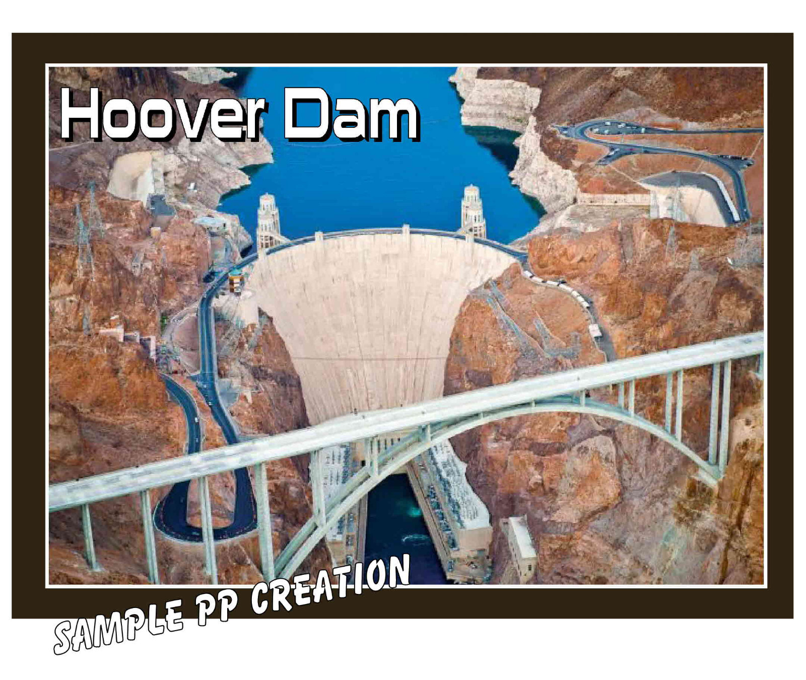 HOOVER DAM photo fridge MAGNET 4 X 3 inches TRAVEL