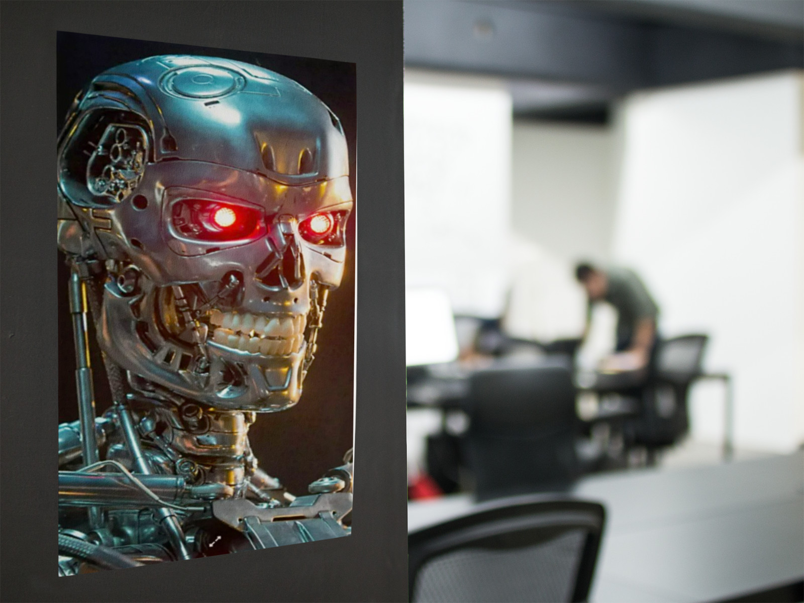 Terminator Wall Vinyl Decal Graphic (Removable Adhesive Backing)