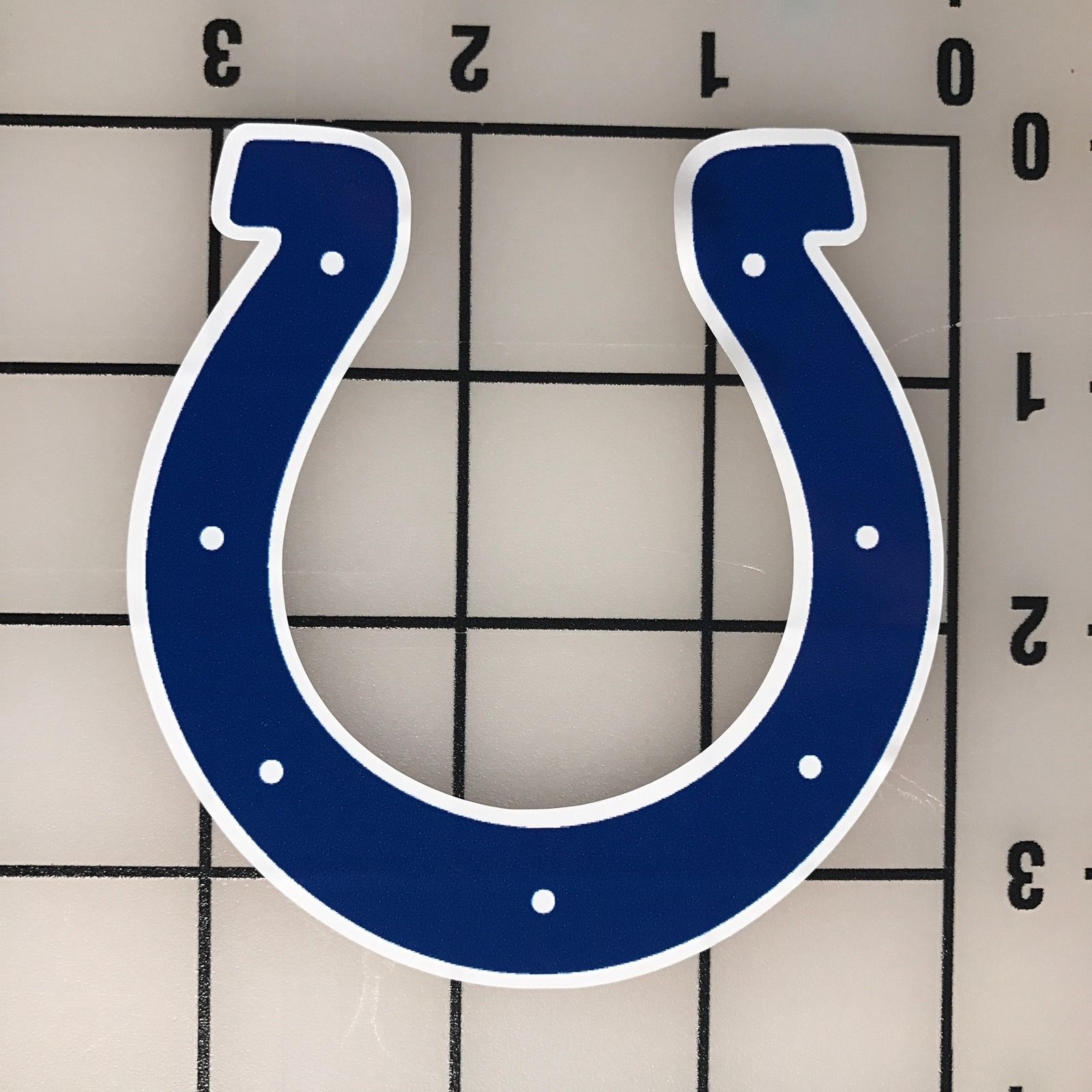 Indianapolis Colts 3" Wide Multi-Color VInyl Decal Sticker – BOGO