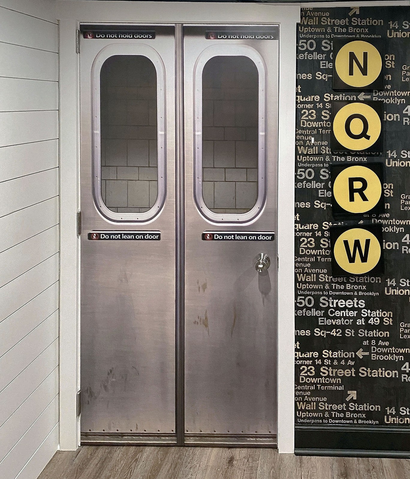 NYC Subway R211 Door Wrap – Seamless 1-Piece Laminated Mural Sticker