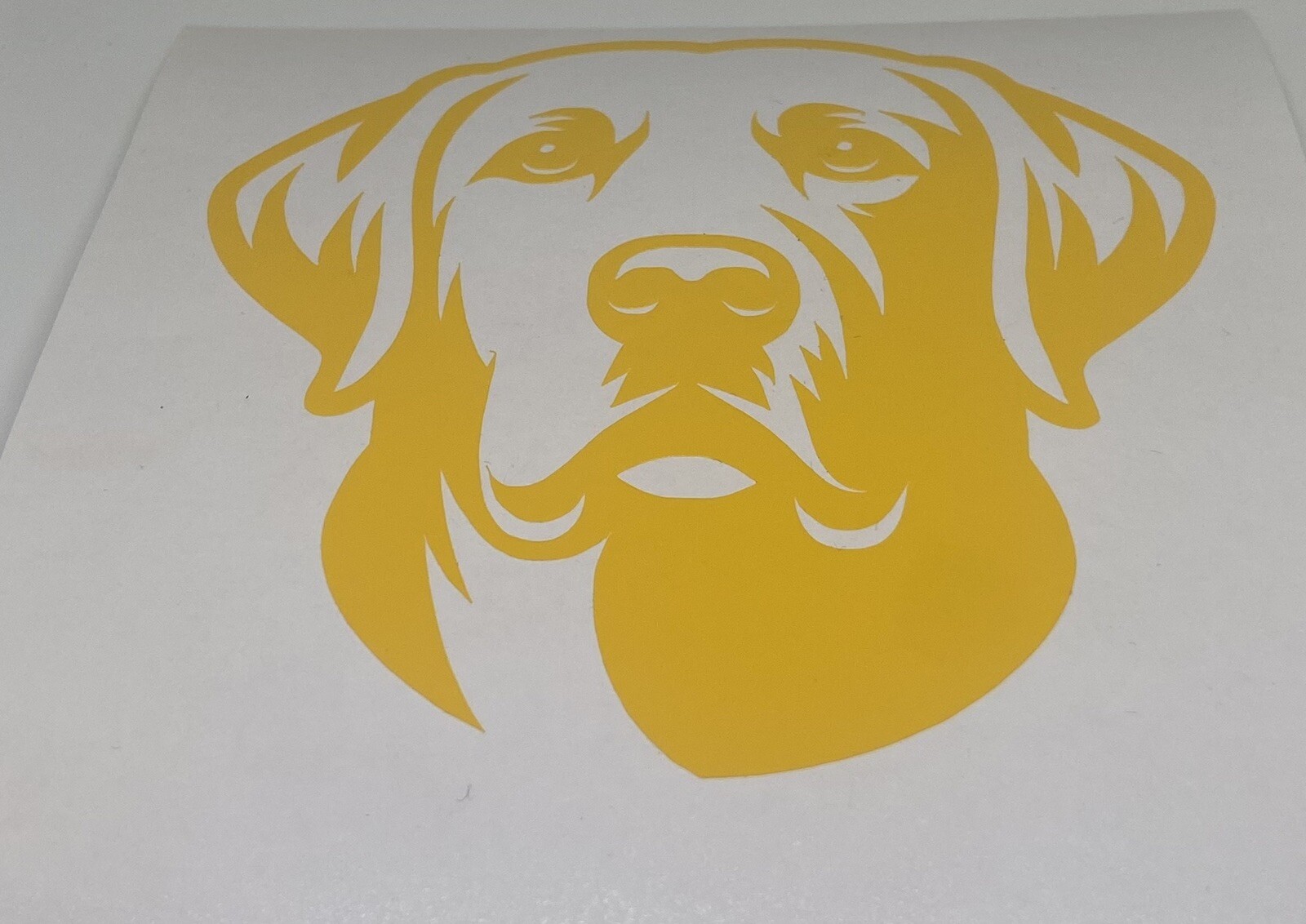 LABRADOR RETRIEVER Vinyl Decal Sticker Dog Yellow Black Lab Golden Multi Colors