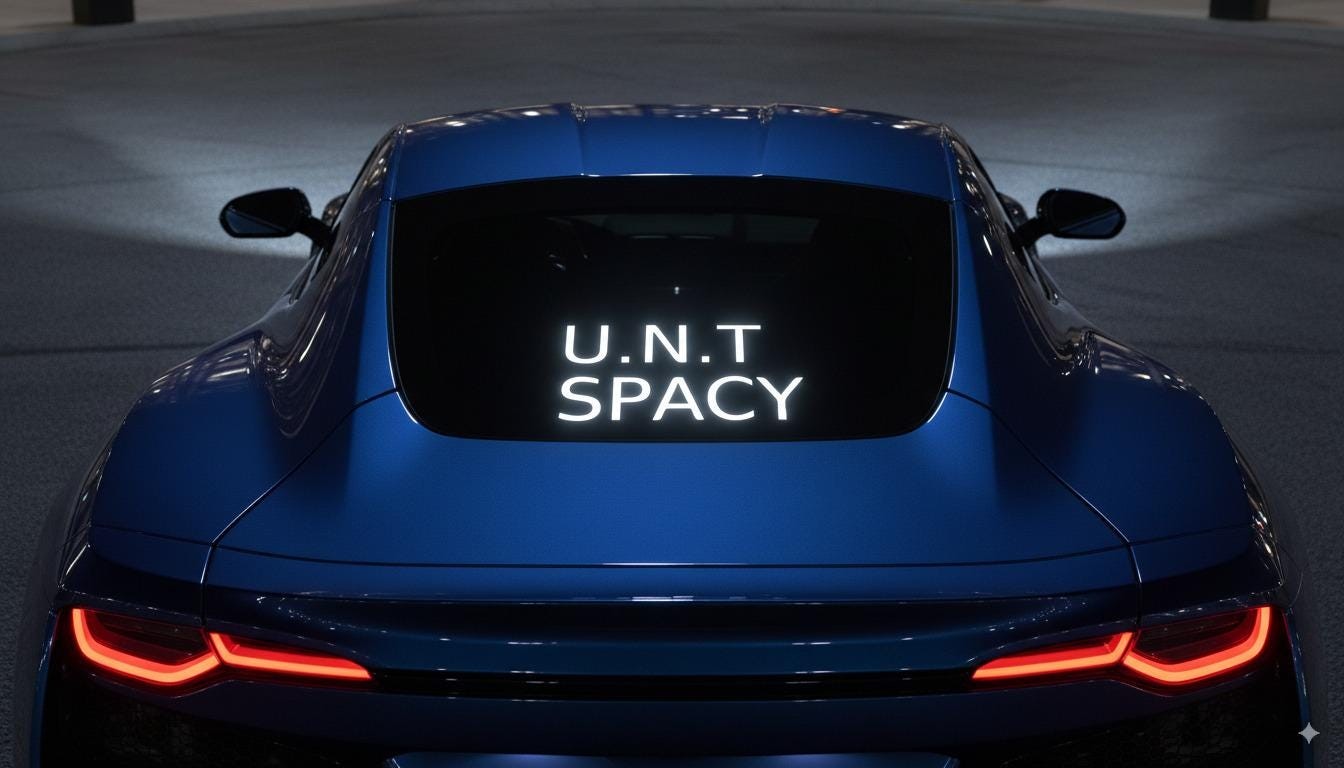 UNT Spacy Gundam Decal Anime Manga Vinyl Car Sticker Reflective 55+