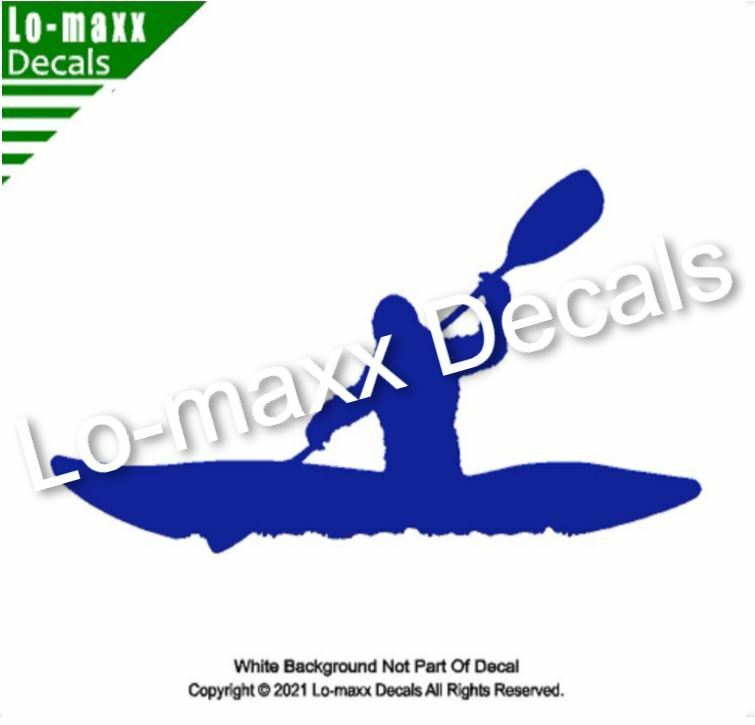 Bigfoot Whitewater Kayaker River Boating Original Design Die Cut Vinyl Decal