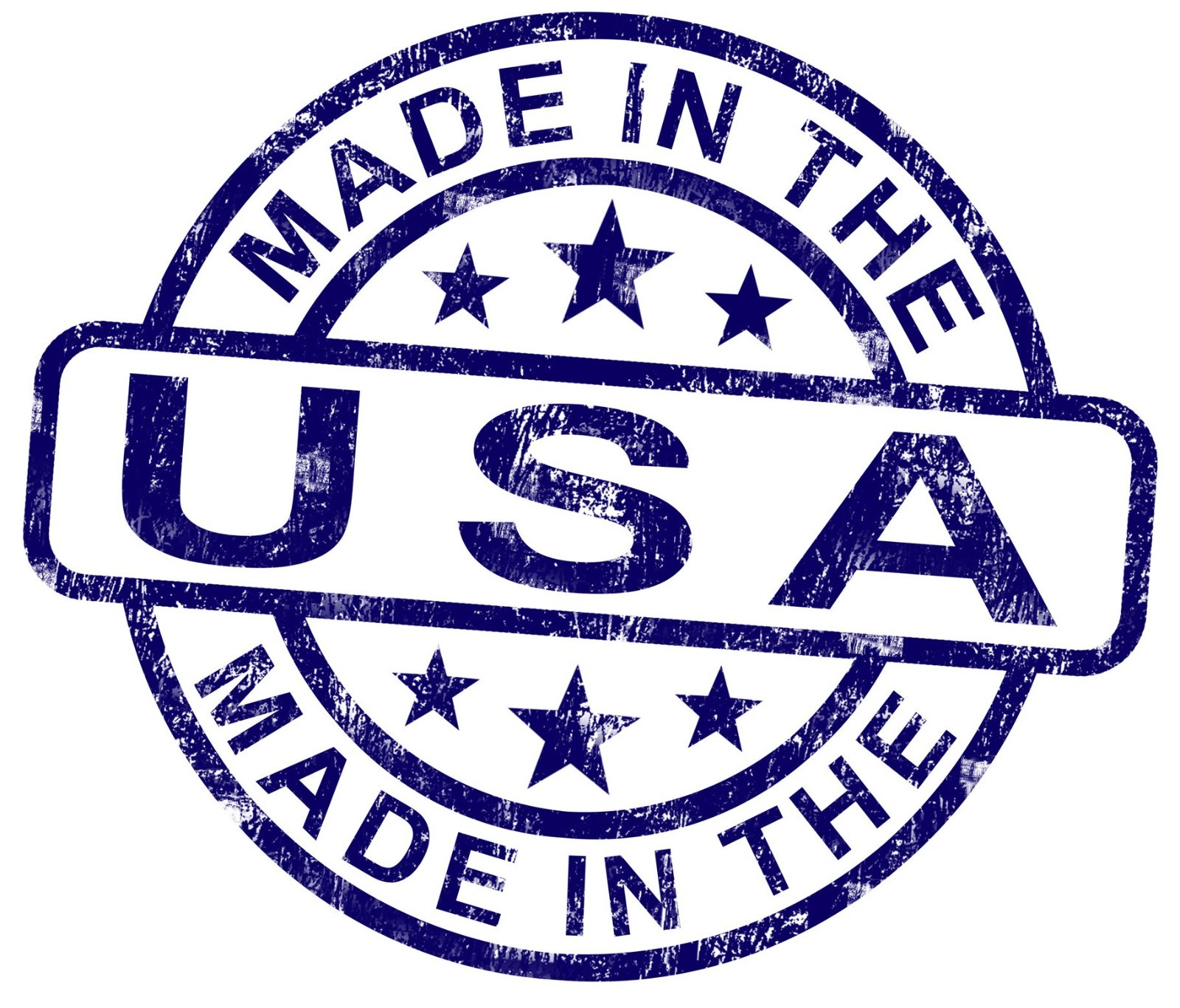 made in the USA sticker weatherproof bumper vinyl decal