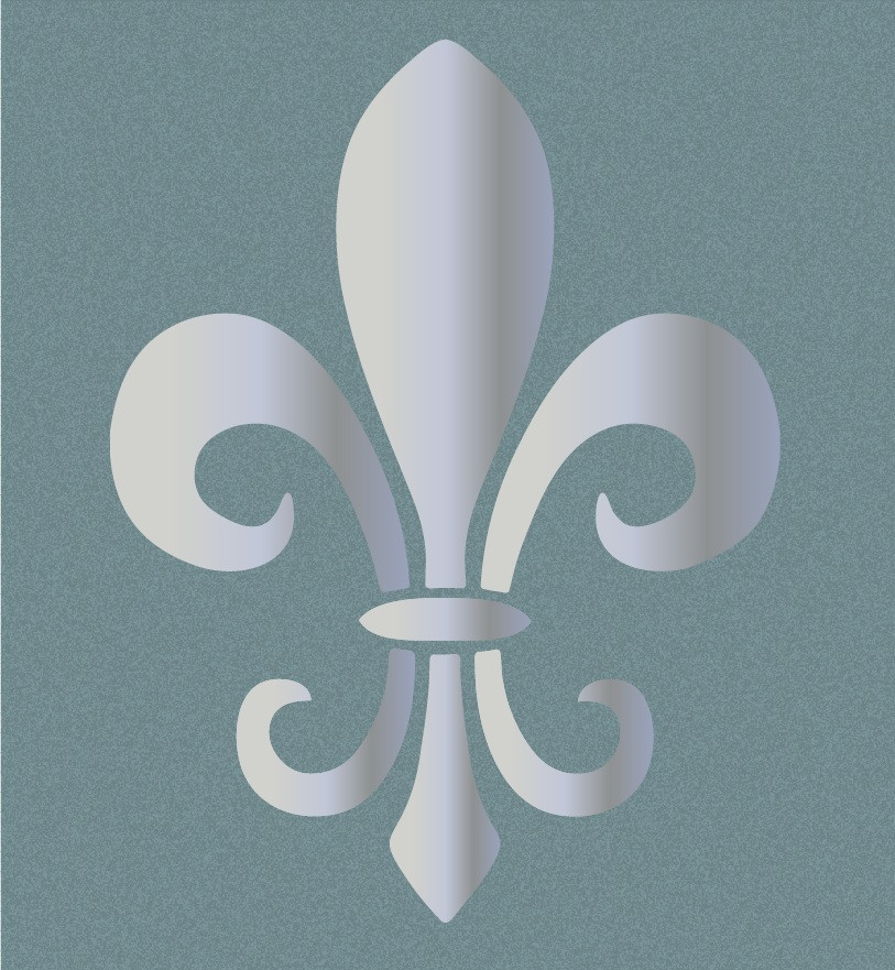 Fleur De Lis Wall Mylar Damask Stencil Pattern Decal Reusable French 0003