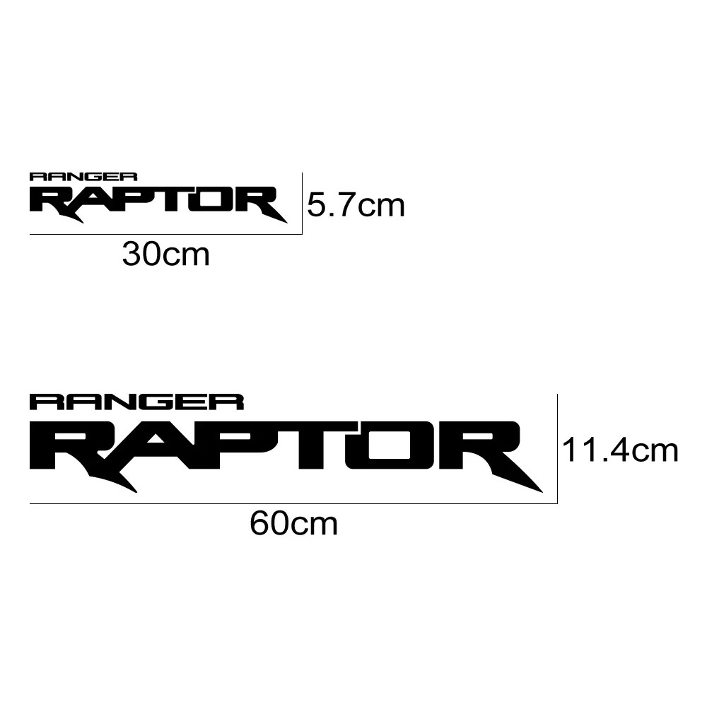 Aftermarket Ford Ranger Body Side Graphic Decal – Vinyl Stripe Sticker | Raptor,