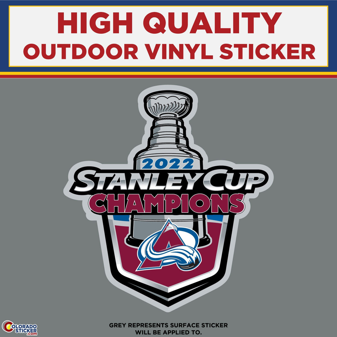 2022 Stanley Cup Champions, Avalanche Champs, Colorado Avalanche High Quality Vi