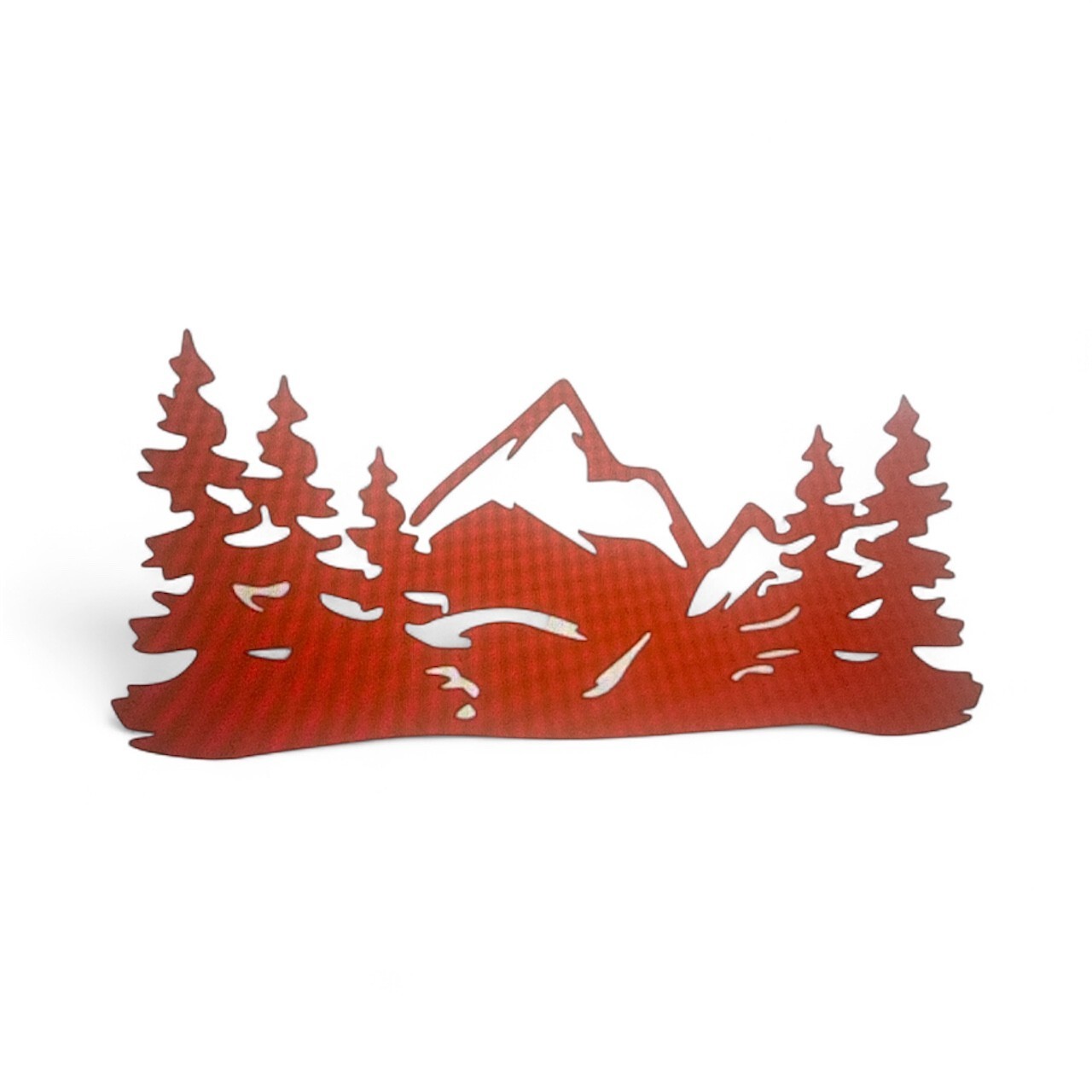 MOUNTAIN TREE RANGE SCENE Vinyl Decal for Car Truck Bumper Wall Window
