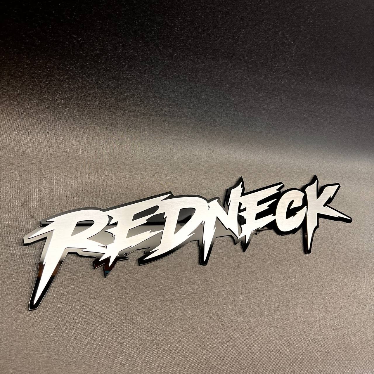 REDNECK 3D Car Badge Fender Emblem – Grille Holder Acrylic Car Decal 1PC