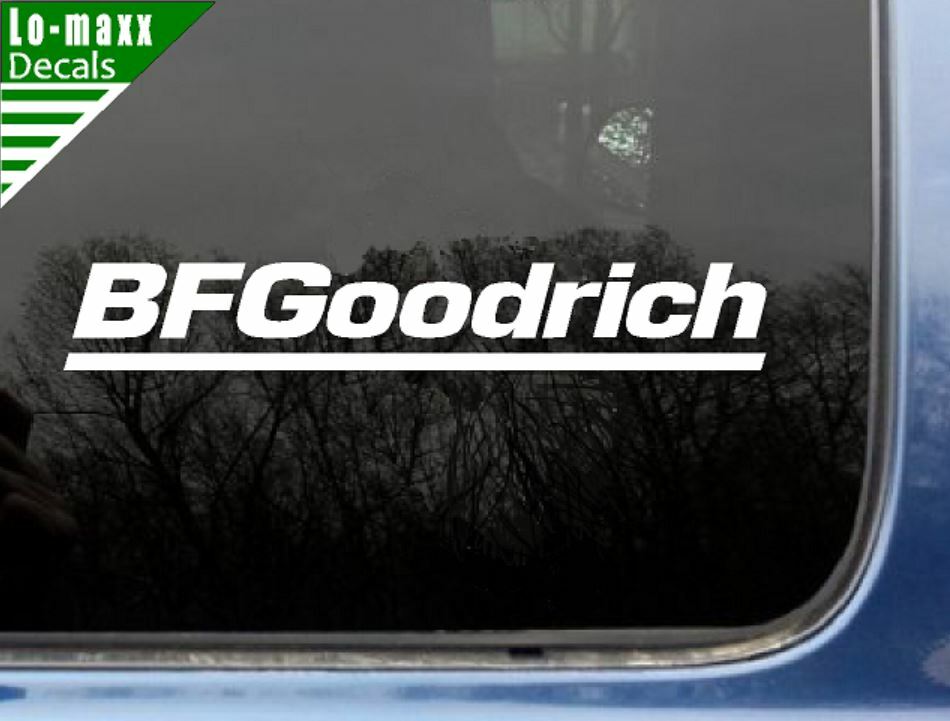 BF Goodrich Tires Graphic Design Superior Quality Die Cut Vinyl Decal