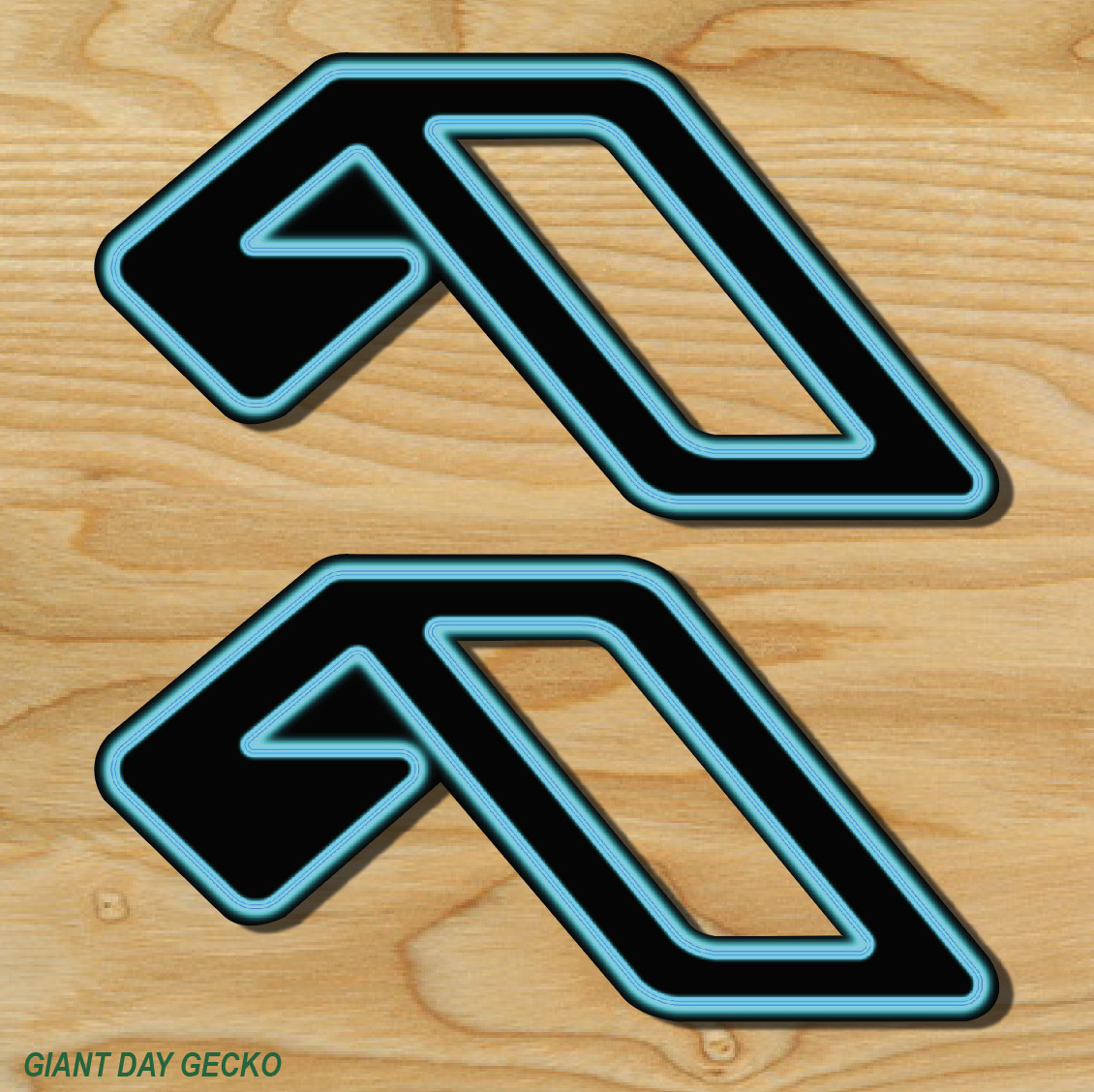 (2) TWO Anjuna beats Vinyl Decal Sticker For Car Laptop Skateboard NEW EDM music