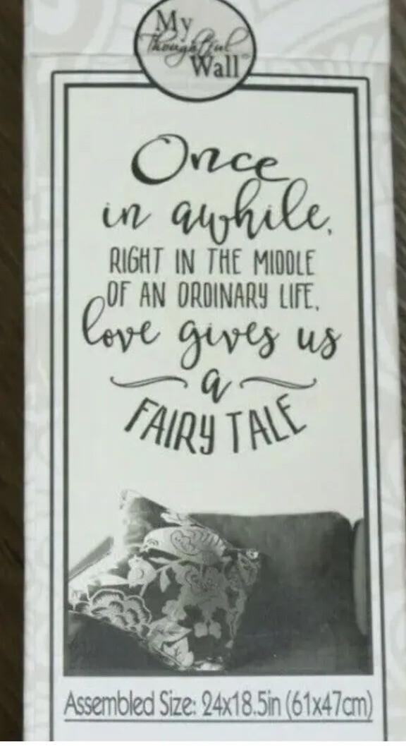 My Thoughtful Wall Vinyl Lettering Wall Art Love Gives Us a Fairy Tale home deco