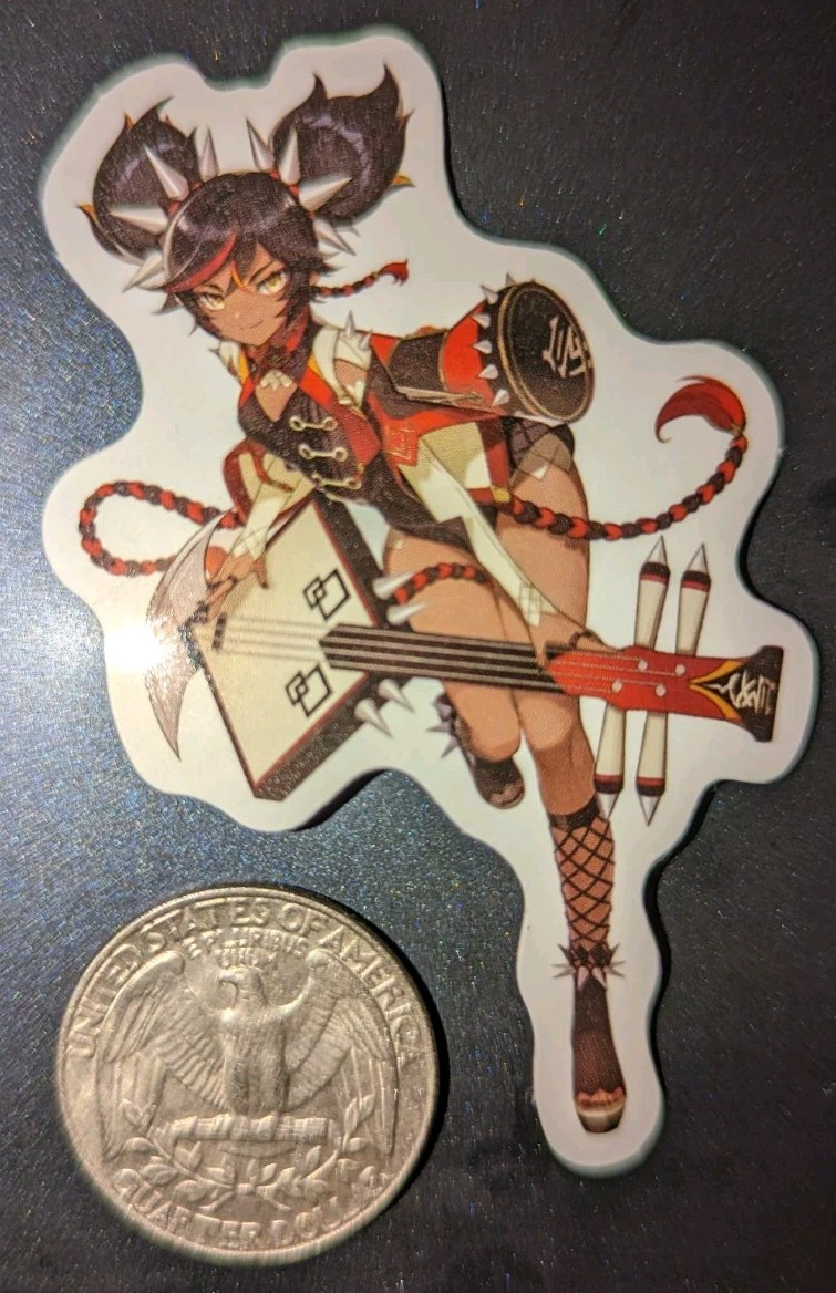 Xinyan Genshin Impact Anime Sticker Adhesive Decal Wall Phone Decor