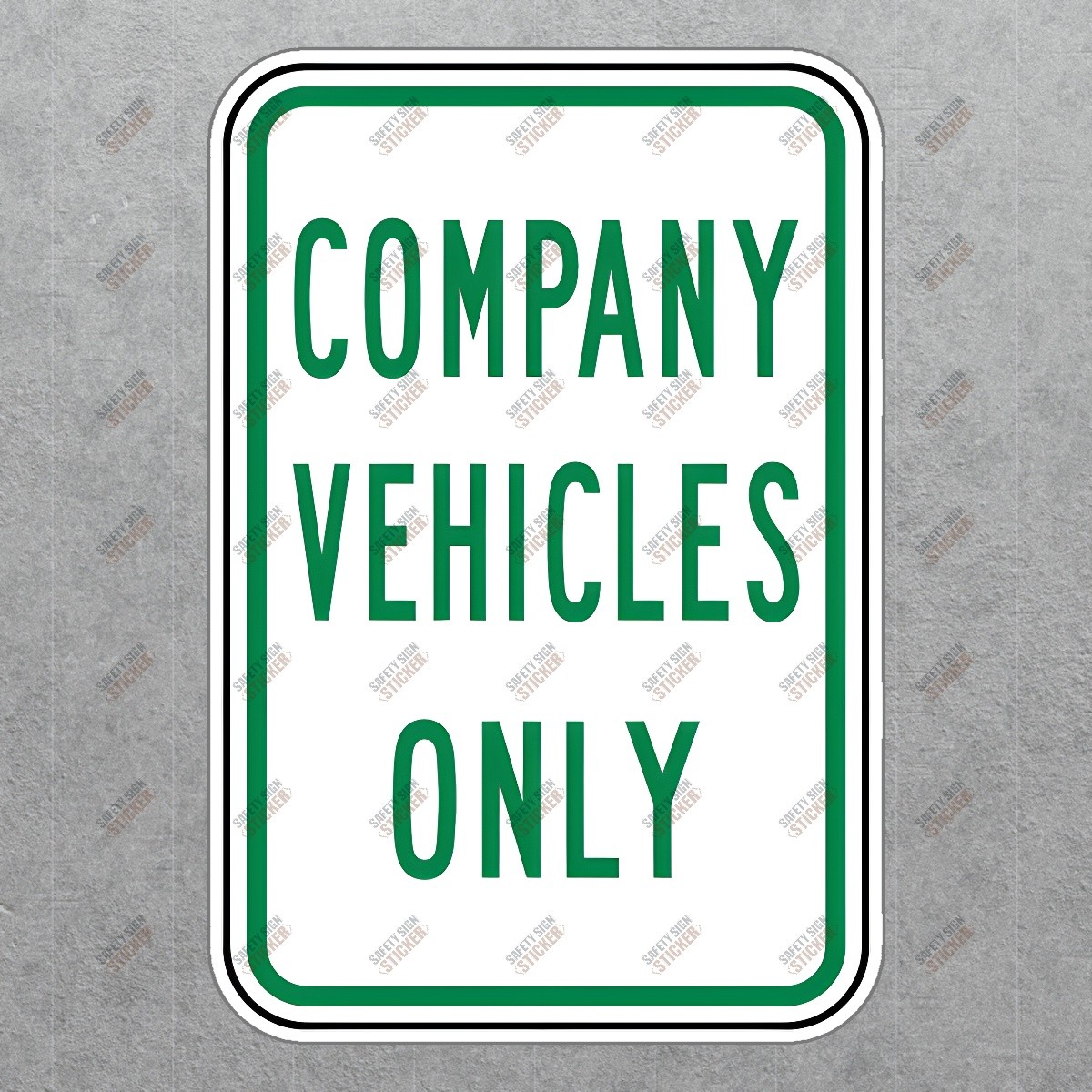 Company Vehicles Only Sign Essential Safety Notice for Workplace #515255