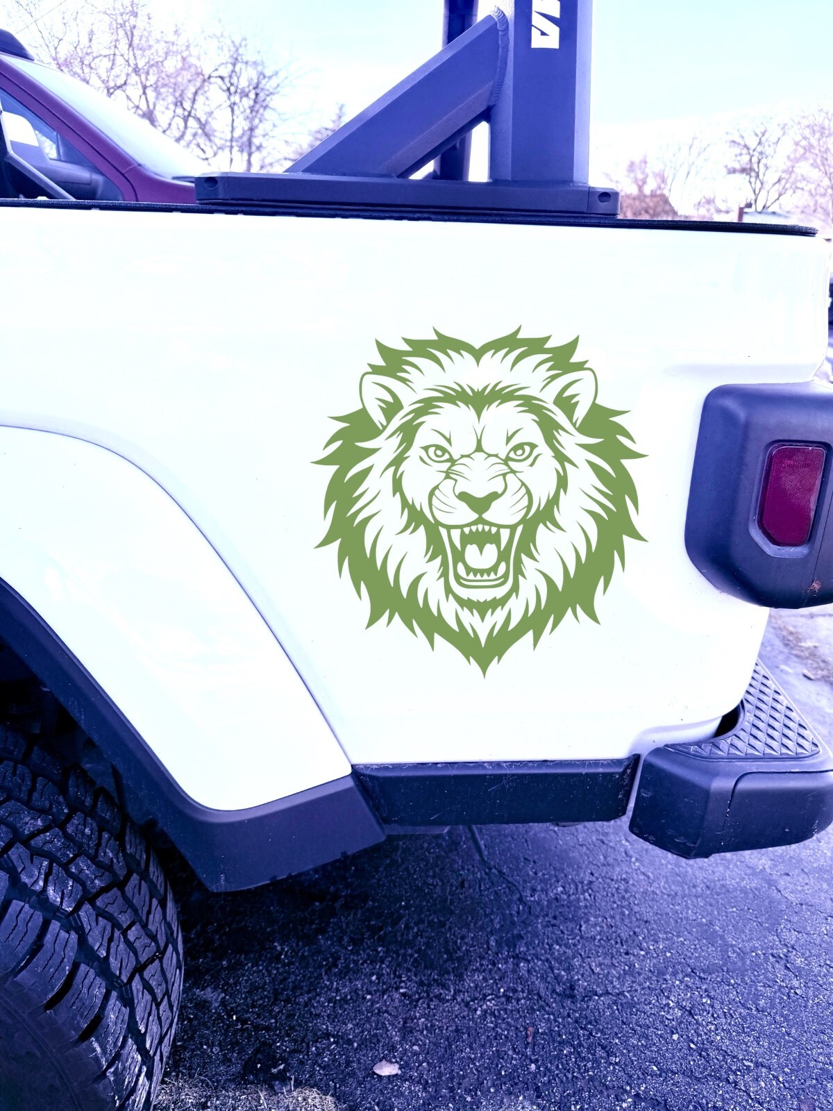 LION ROAR VINYL DECAL FOR Truck SUV Bumper Wall Laptop Home Decor laptop small