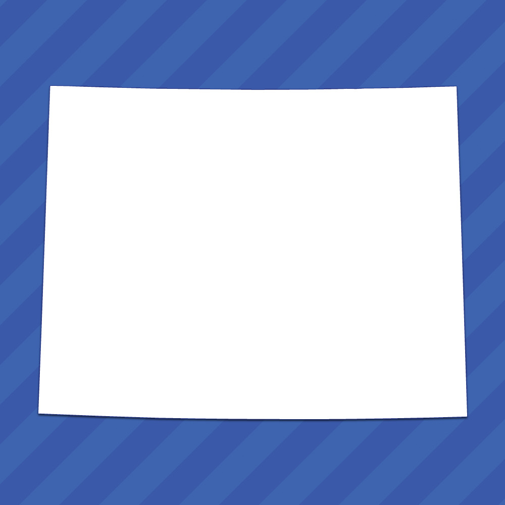 Wyoming WY State Outline Vinyl Decal Sticker