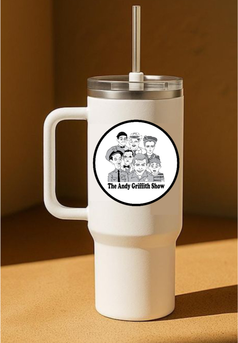 Andy Griffith Show -Caricatures – 4" Vinyl Decal Car Cooler Laptop Decor Tumbler