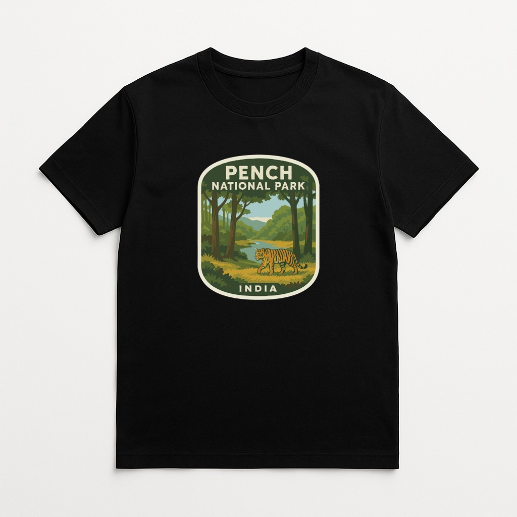 Pench India Iron On Heat Transfer Vinyl HTV Die-Cut World National Parks
