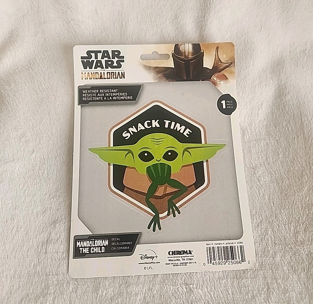 Baby Yoda The Child Mandalorian Star Wars Vinyl Sticker Bundle Car Decals Lot 6