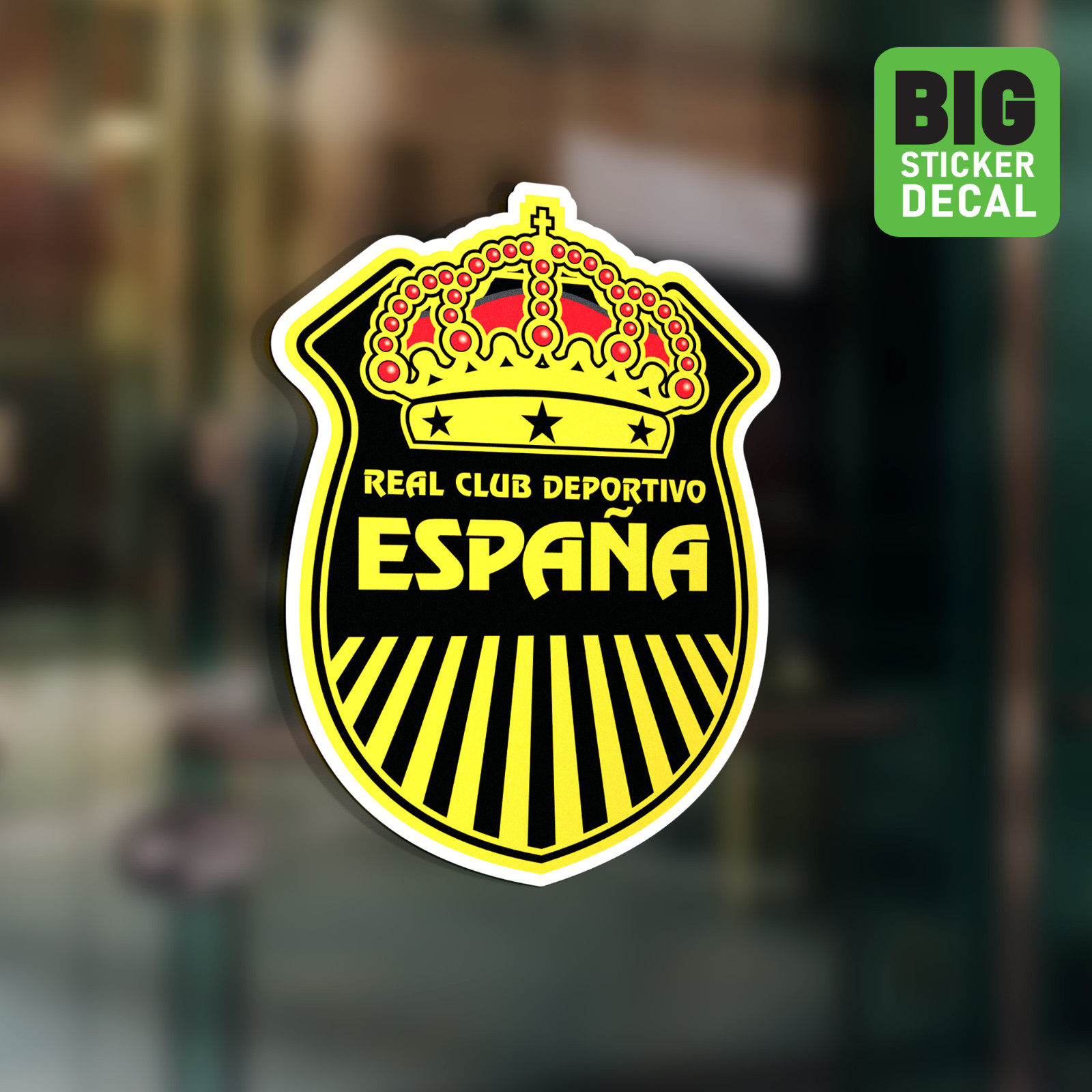 Real España Honduras Big Laminated Vinyl Sticker Car Decal Calcomania Carro