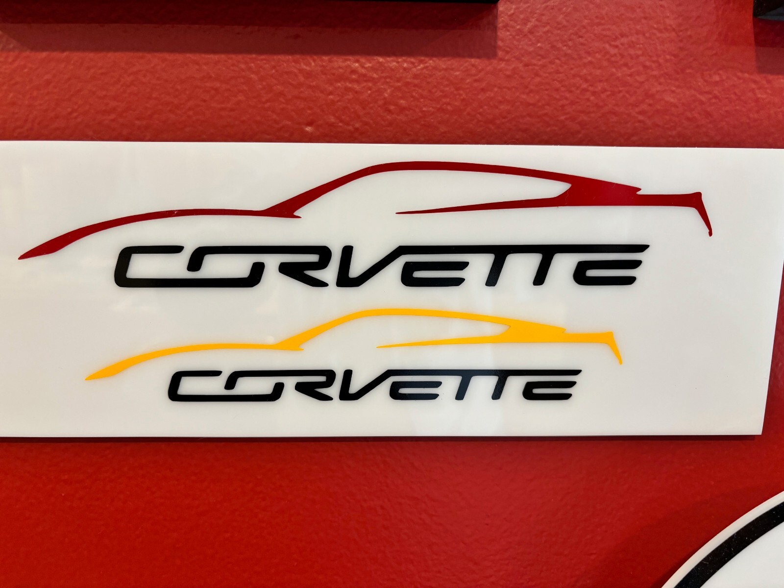 Corvette Vinyl Decal – MANY Size & Color Options & FREE Ship! Buy 2, Get 1 FREE