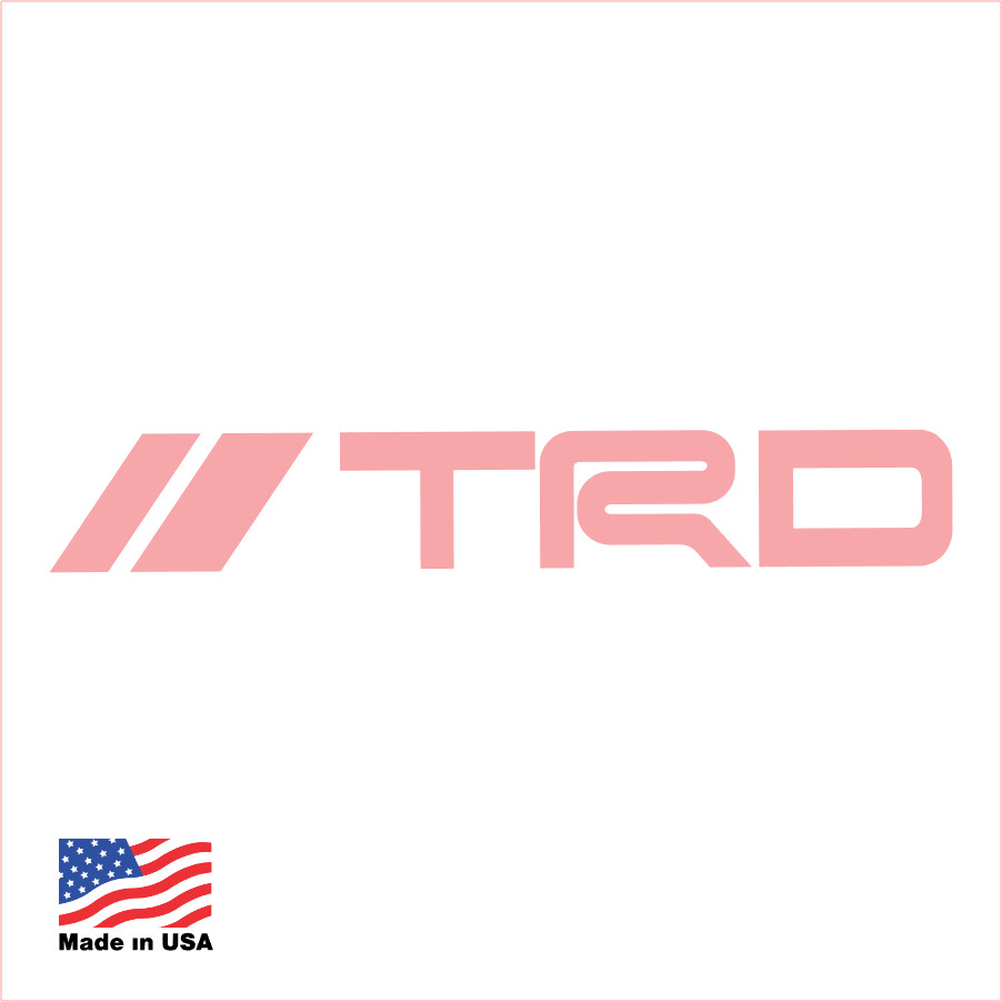 Toyota Racing Development TRD Decal – Many colors available – Free Shipping