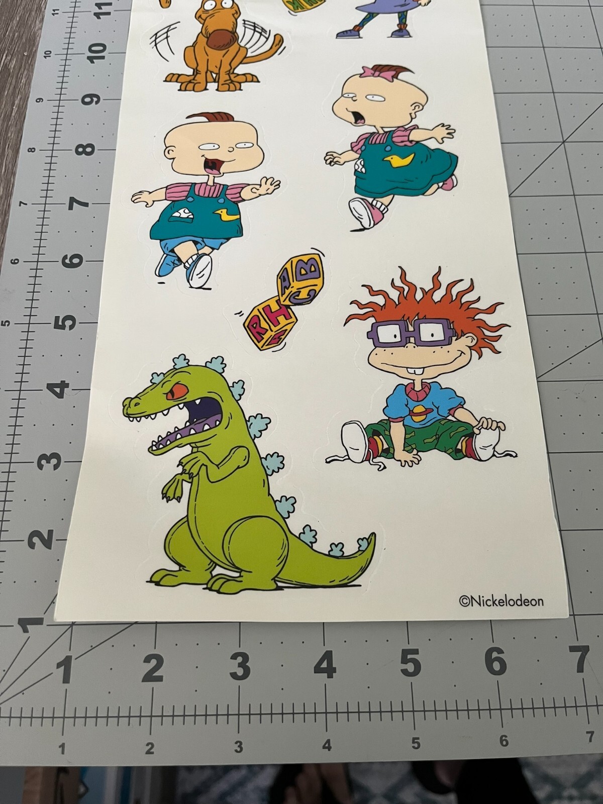 Nickelodeon Rugrats Sheet of 10 Repositionable Wall Decals