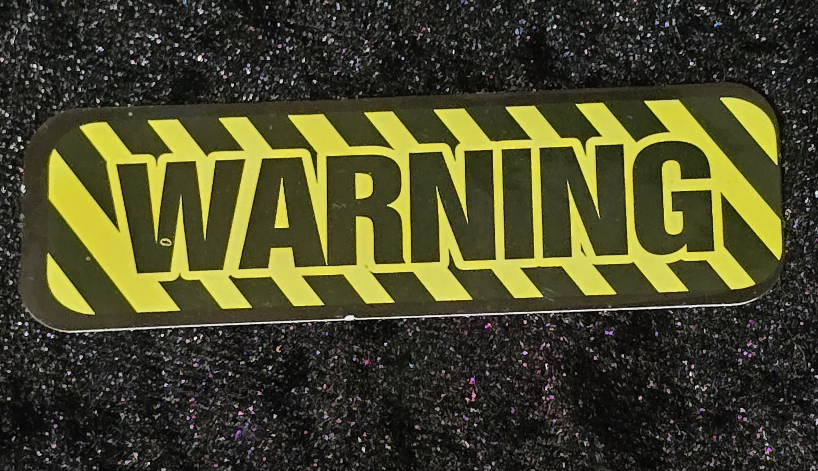 Warning 3.25" Decal Sticker