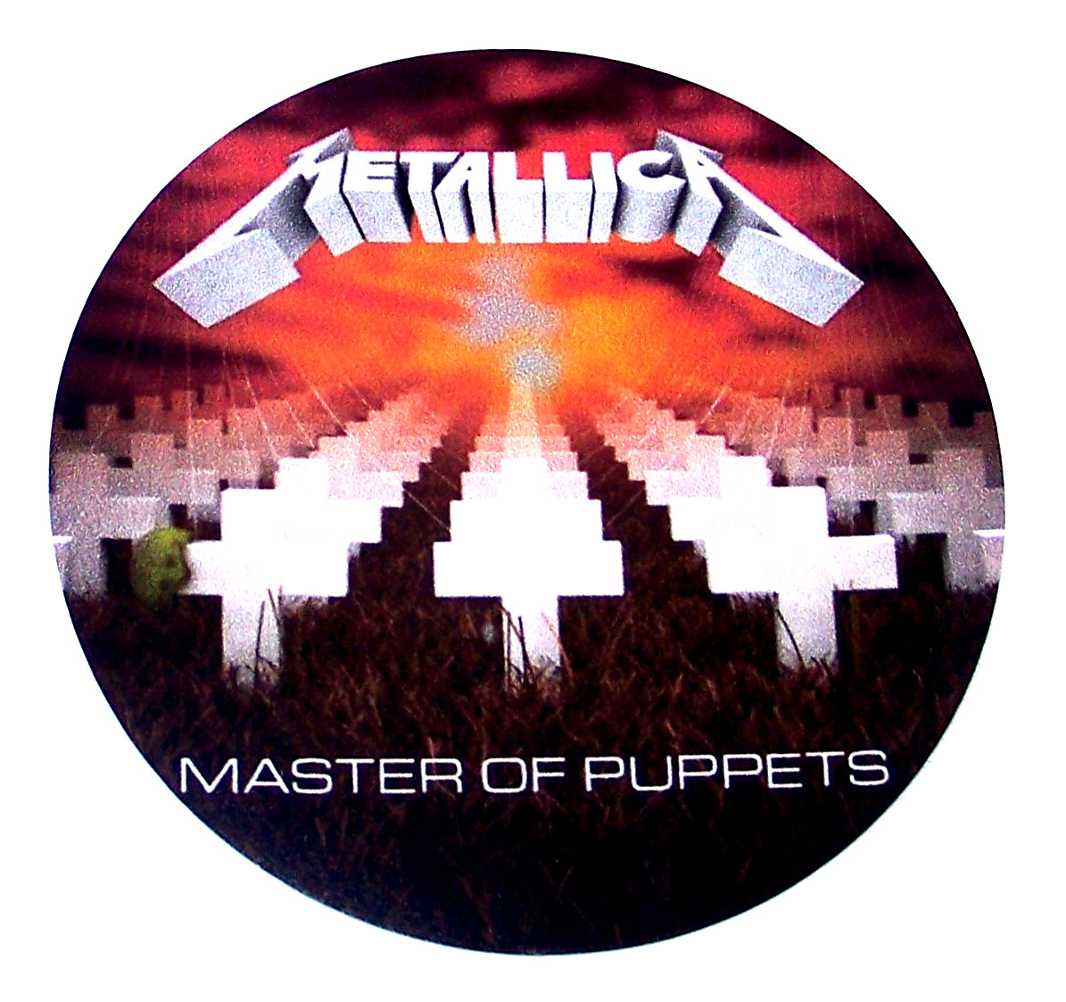 METALLICA – Master of Puppets Logo Die Cut Large Sticker Decal Heavy Metal Band