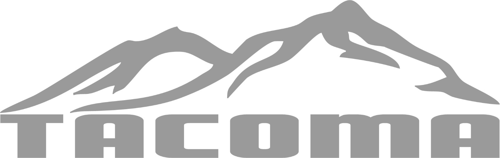 Tacoma Vinyl Decal Stickers 4 Pack 19 Colors/ 5 Sizes
