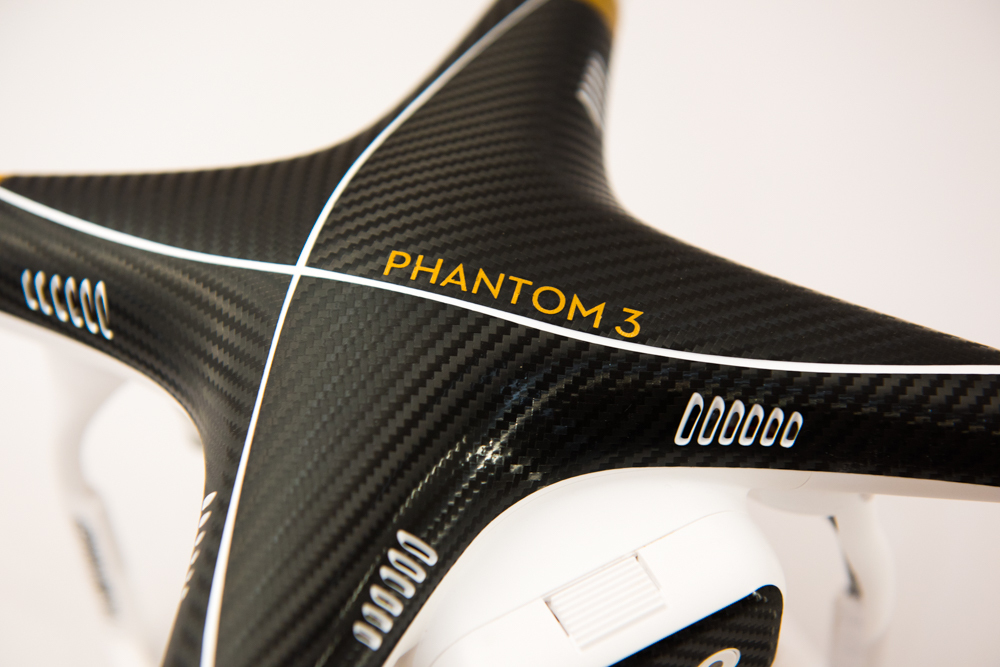 DJI Phantom 4 / 3 / 2 Professional Wrap Decal Skin Carbon Fiber 3M Scotchprint