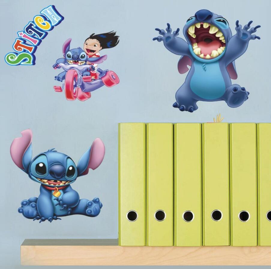 NEW Lilo & Stitch Removable Wall Stickers Decal Kids Nursing Room Home Decor USA